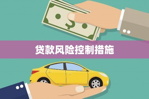 临湘贷款风险控制措施
