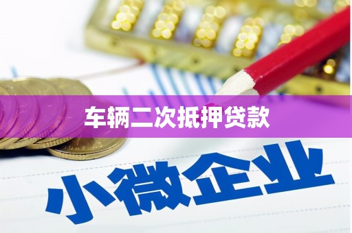 镇康车辆二次抵押贷款