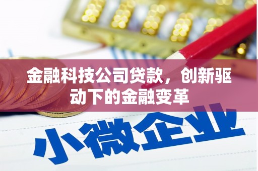 岳麓金融科技公司贷款，创新驱动下的金融变革