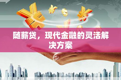 延吉随薪贷，现代金融的灵活解决方案