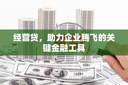 蓬江经营贷，助力企业腾飞的关键金融工具