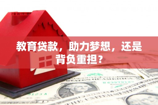 平舆教育贷款，助力梦想，还是背负重担？