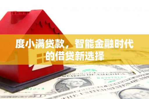 公安度小满贷款，智能金融时代的借贷新选择