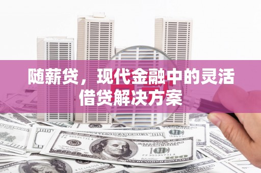 新都随薪贷，现代金融中的灵活借贷解决方案