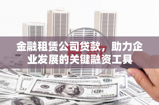 临沧金融租赁公司贷款，助力企业发展的关键融资工具