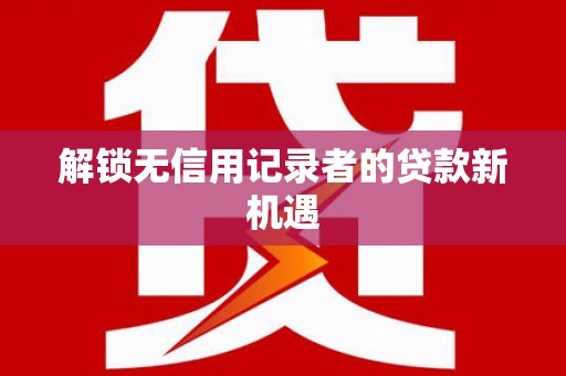 泗水解锁无信用记录者的贷款新机遇