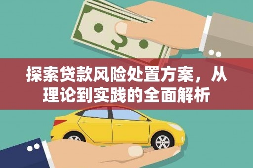 万柏林探索贷款风险处置方案，从理论到实践的全面解析