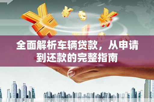 宝塔全面解析车辆贷款，从申请到还款的完整指南