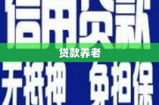 德庆贷款养老