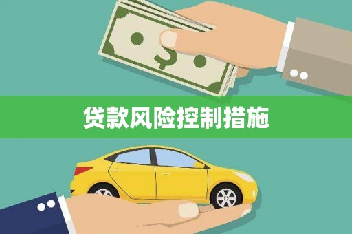 国姓贷款风险控制措施
